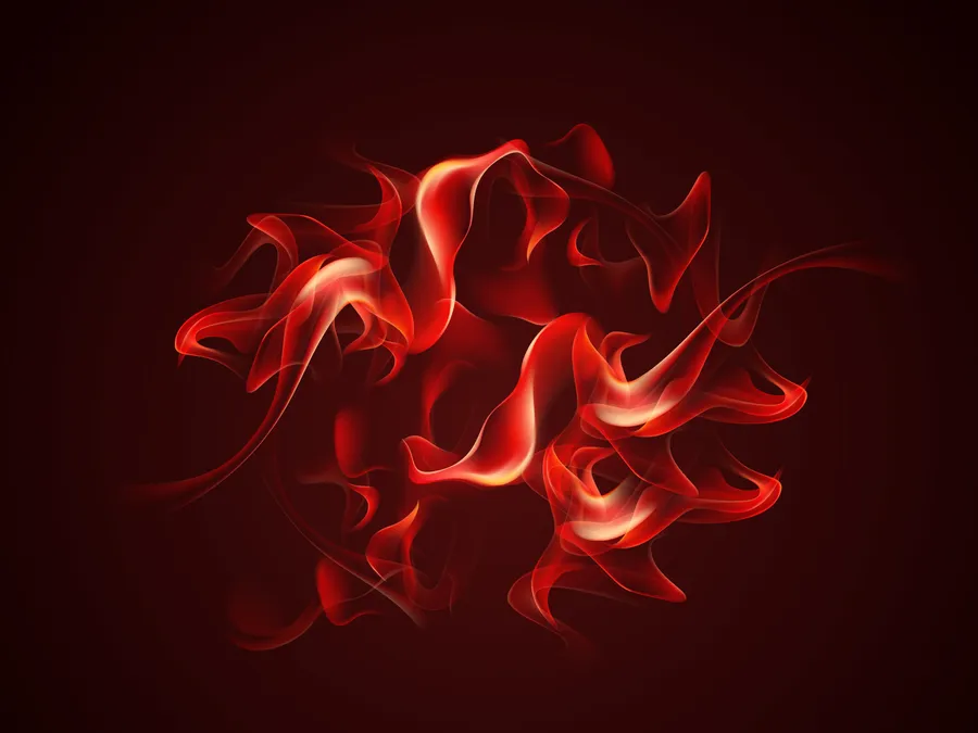 Red Fire Background