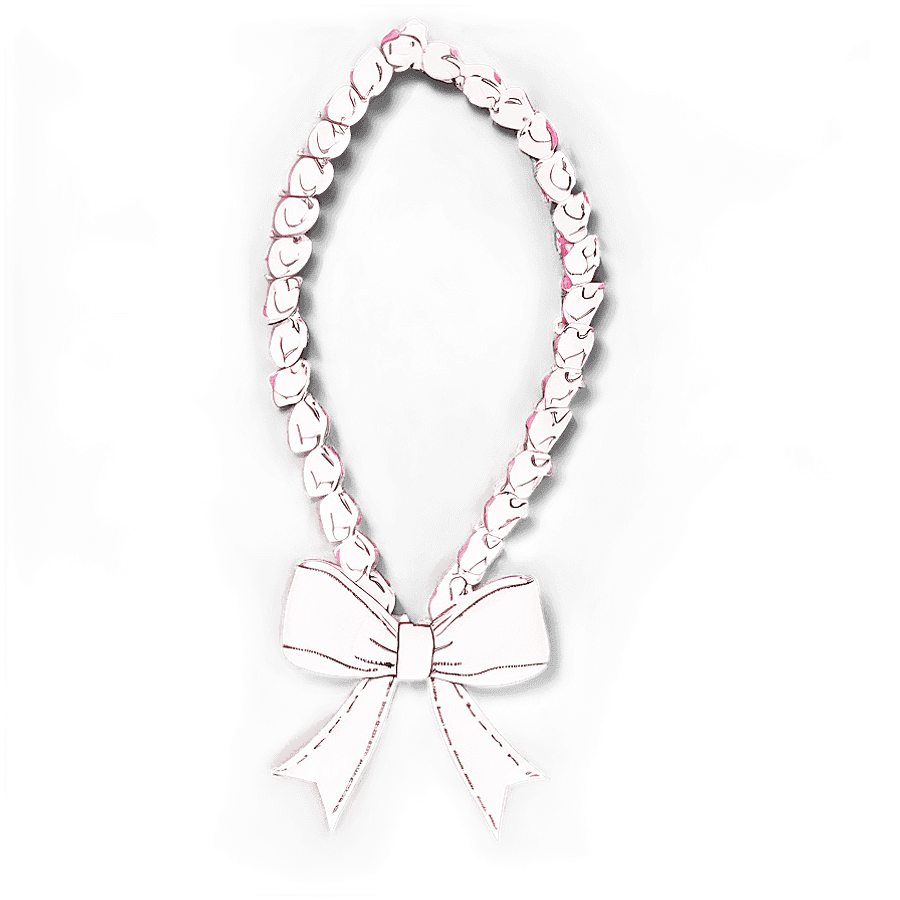 White Bow Craft PNG 65