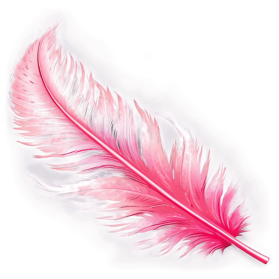 Flamingo Feather Detail PNG gjy
