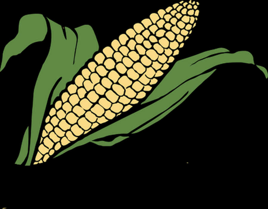 Stylized Corn Illustration