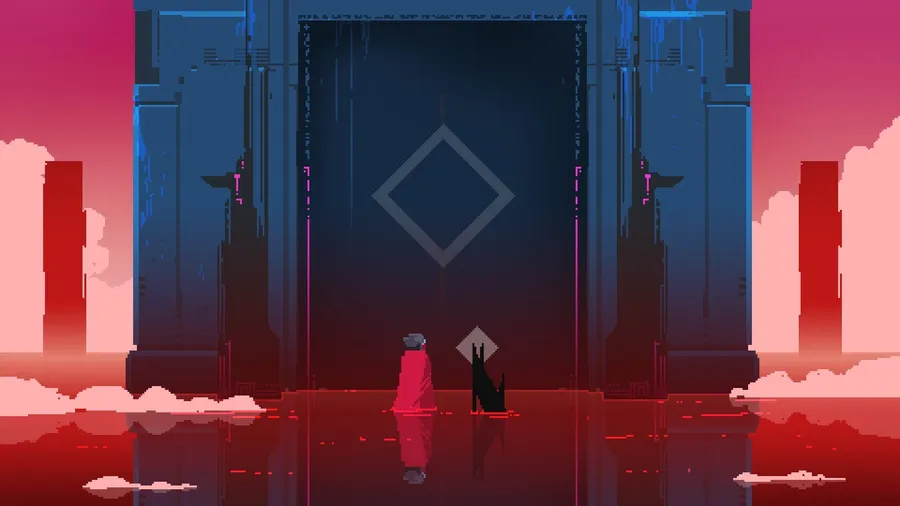 Hyper Light Drifter pixel art wallpaper