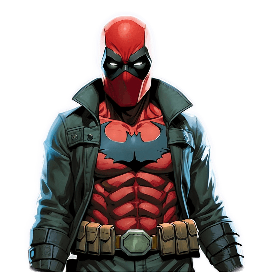 Red Hood Tragic Hero PNG 06112024