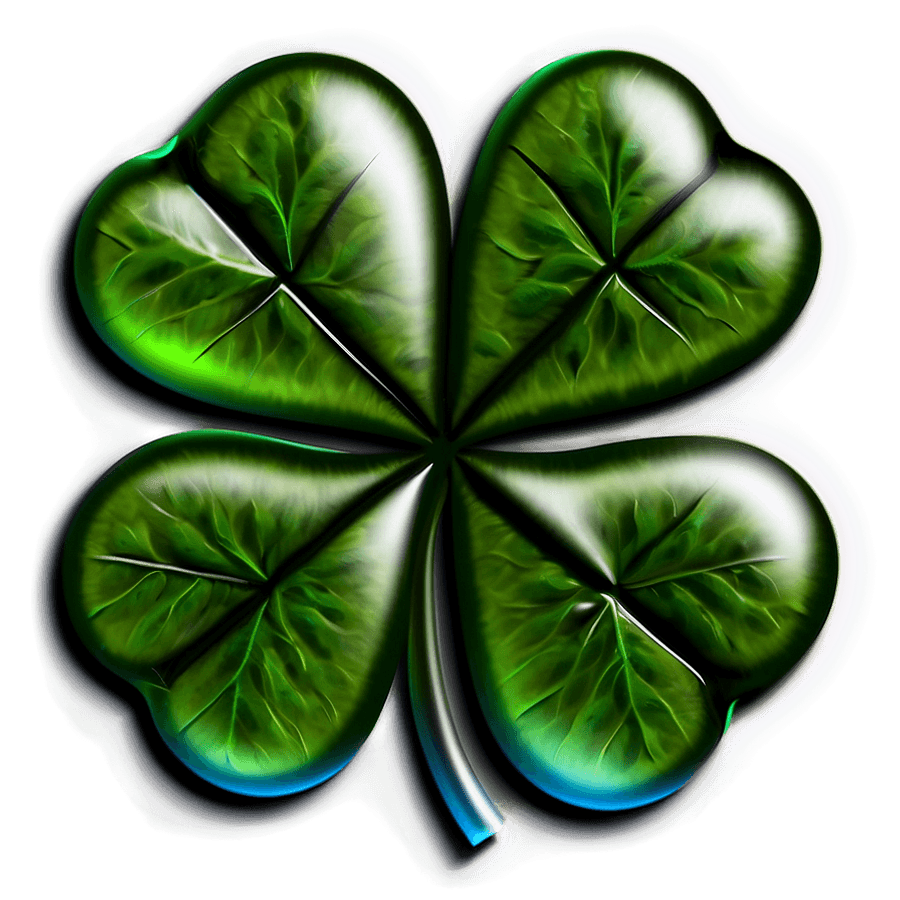 Classic Four Leaf Clover PNG tqo64