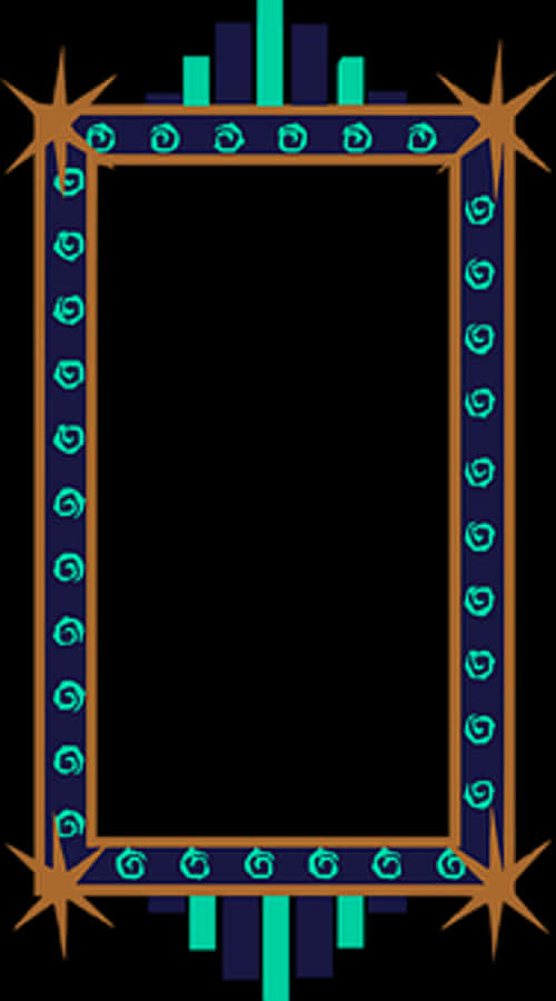 Art Deco Style Decorative Frame