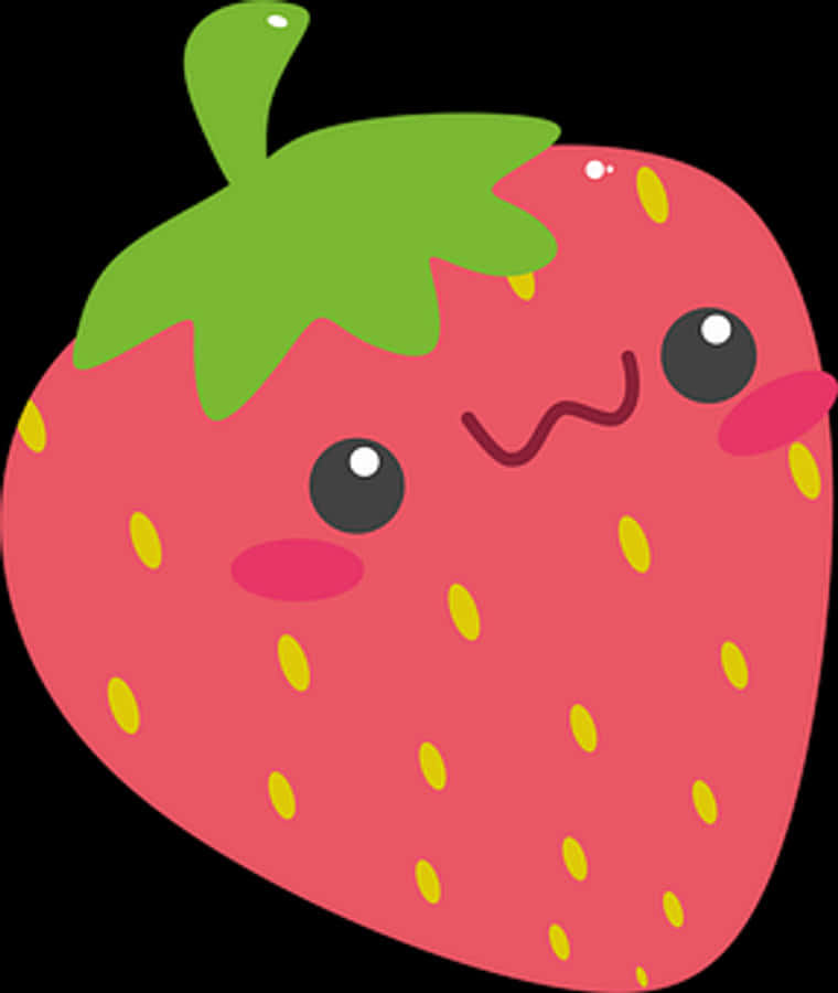 Cute Cartoon Strawberry