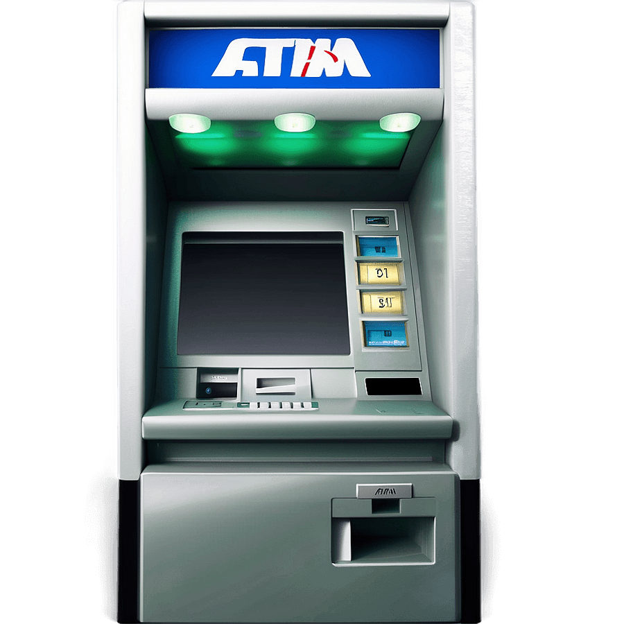 ATM Machine Side View PNG tvo