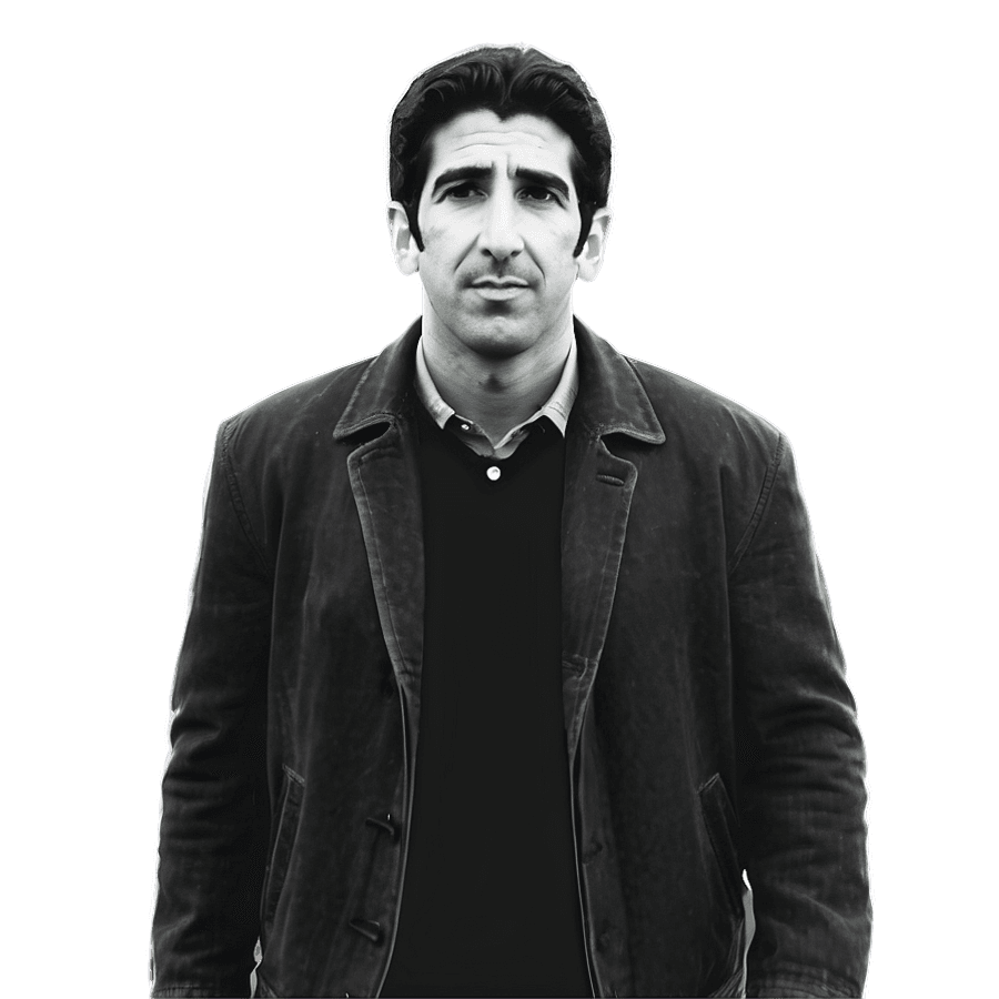 Ross Geller Silhouette PNG soj7
