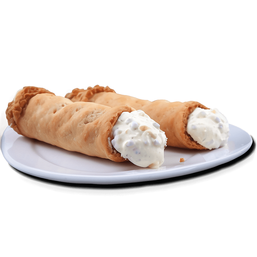 Cannoli with Ricotta Filling PNG 7