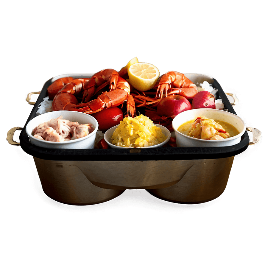Seafood Boil Spread PNG gfb74
