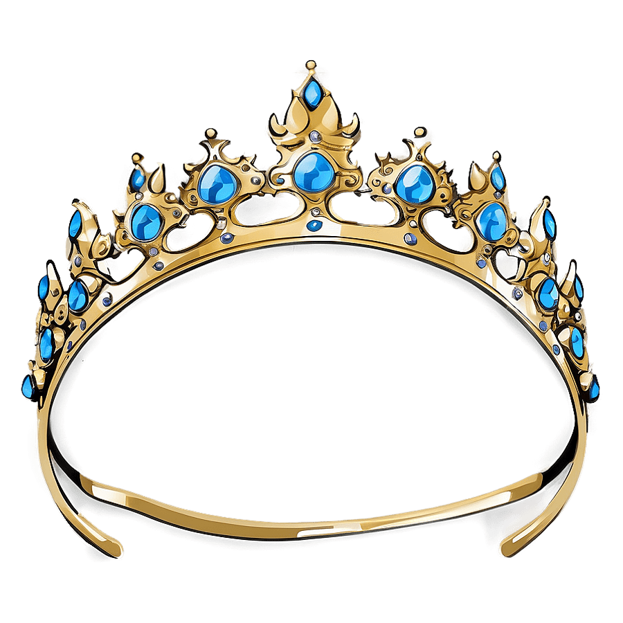 Queen Crown Sketch PNG 12