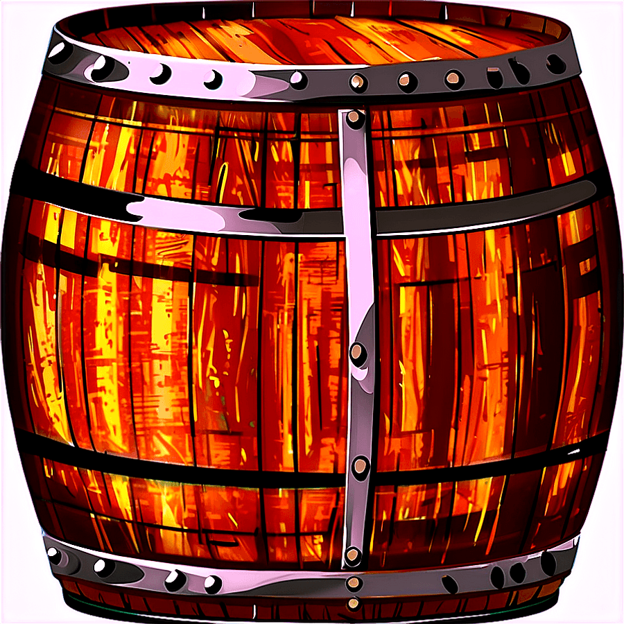 Wine Barrel PNG 05252024