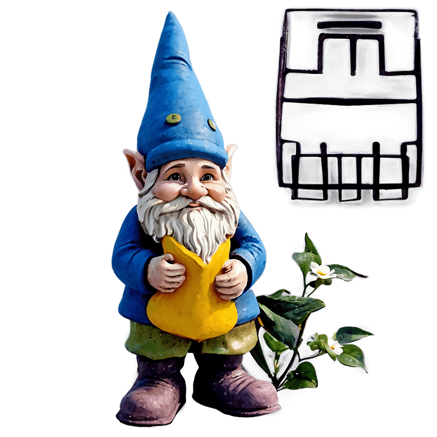 Gnomes and Flowers PNG hvt67
