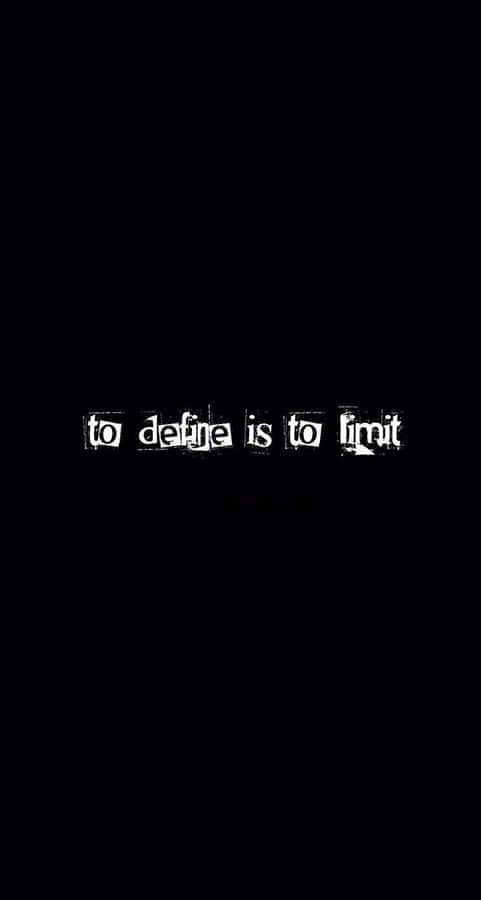 Definire Limite Citazione Filosofica