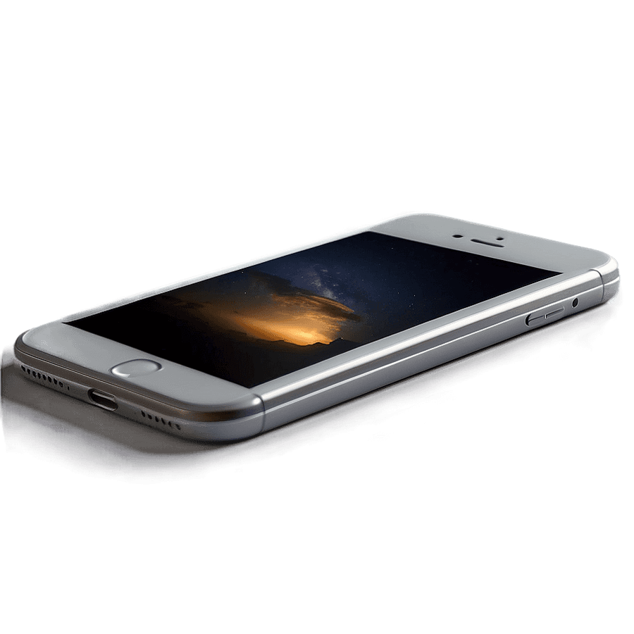 3D iPhone Display Mockup PNG 55
