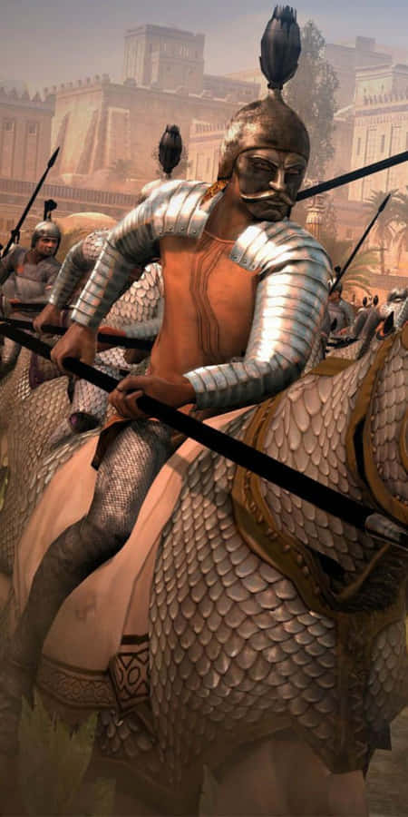 Pixel3 Hintergrundbild eines Partischen Kriegers aus Total War: Rome 2
