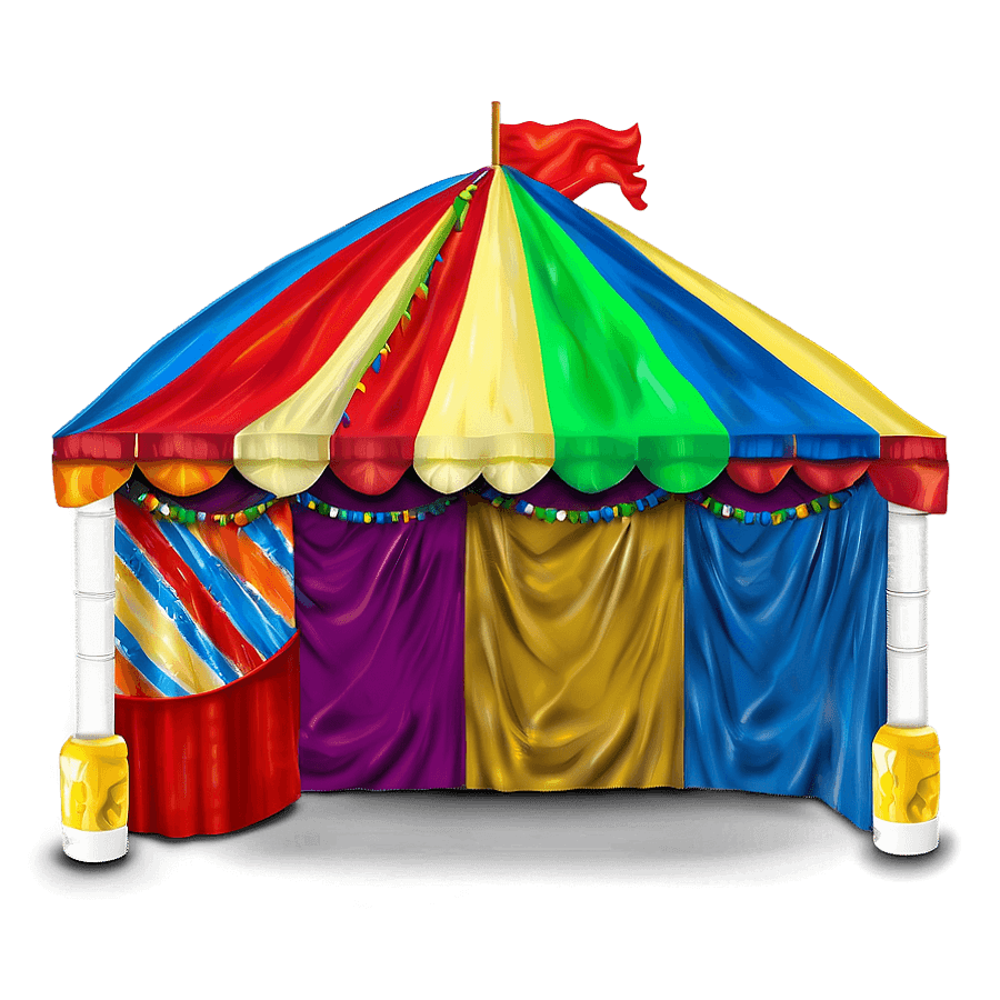 Traditional Carnival Tent Image PNG mdx