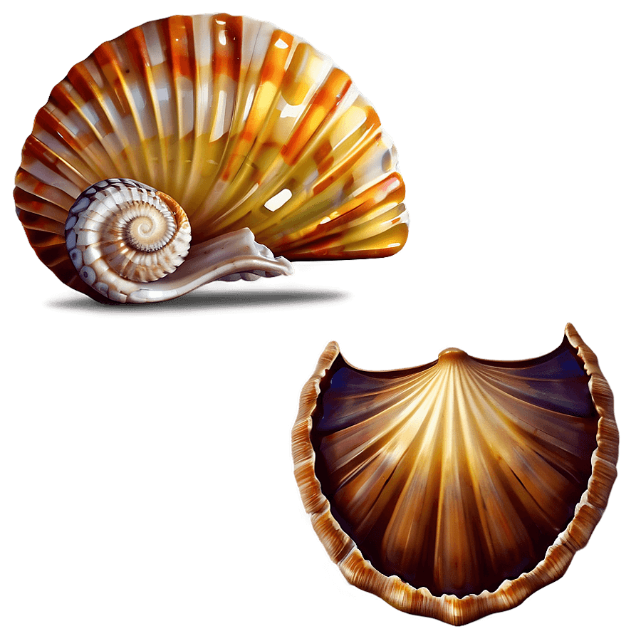 Ocean Shells Assortment PNG 88