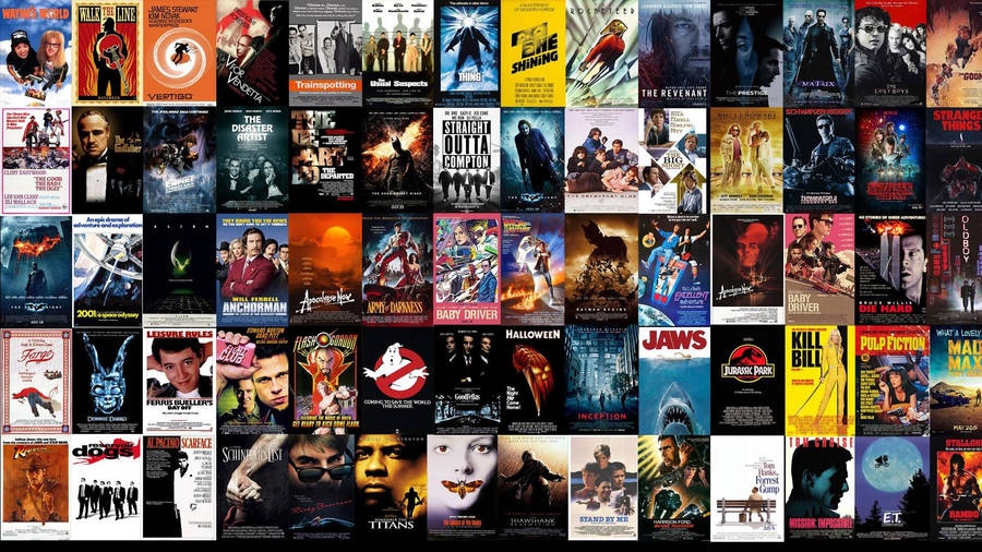 Einegruselige Collage klassischer Horrorfilme