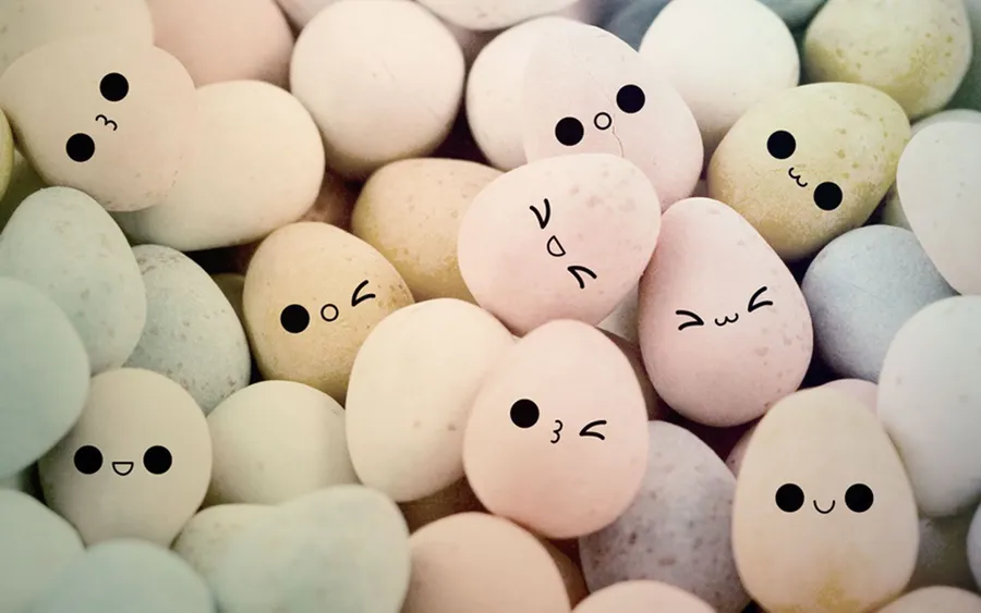Eggs With Cute faces