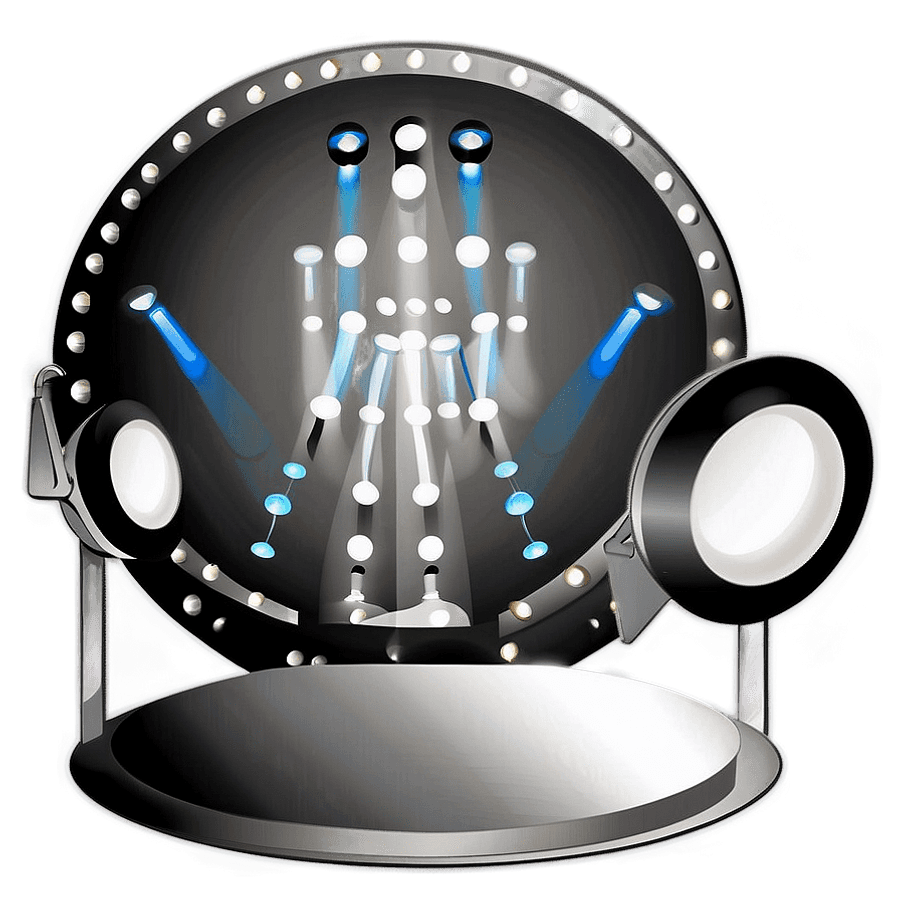 Stage Lights Clipart PNG 39