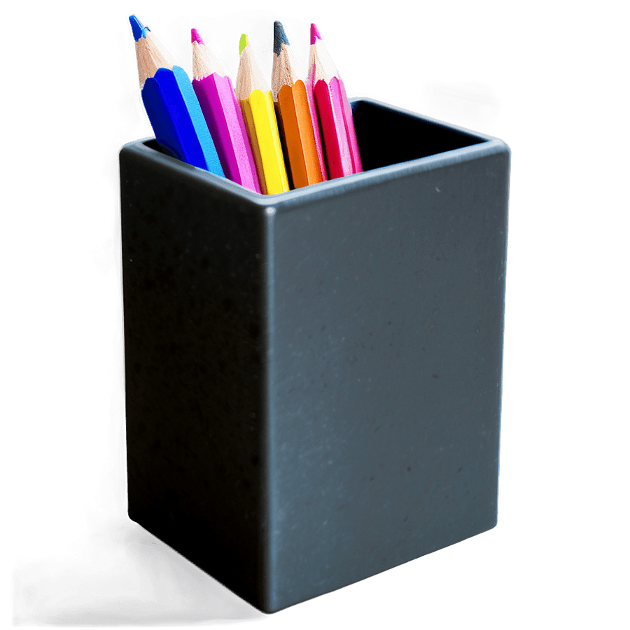 Executive Pencil Holder PNG faf