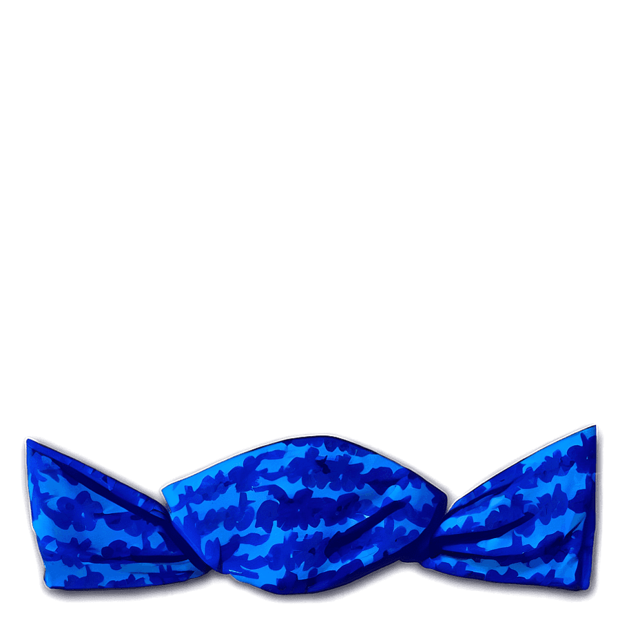 Vivid Blue Bandana Snapshot PNG wkj