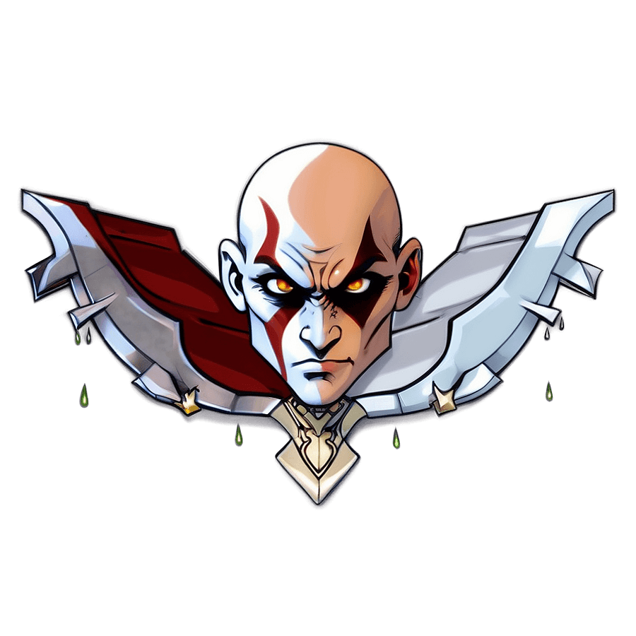 Kratos Character Design PNG mqr