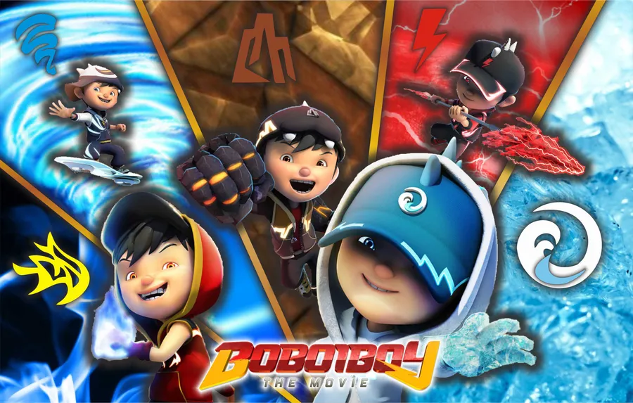 BoBoiBoy Five Elements Poster