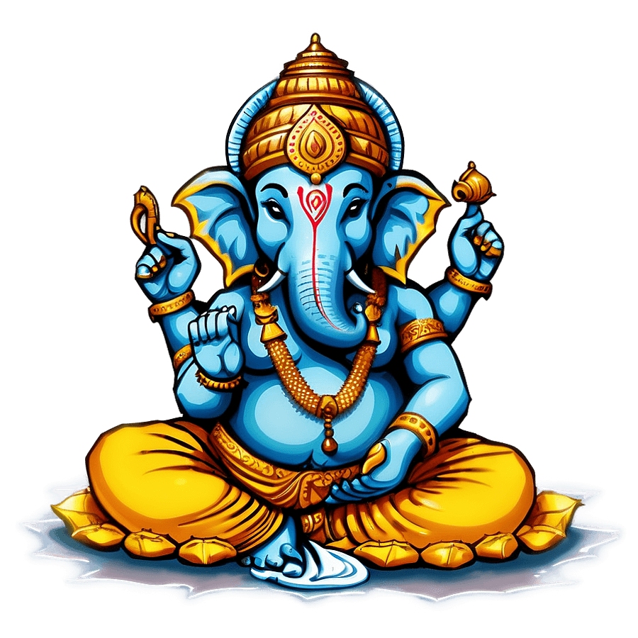 Ganesha Drawing PNG evh