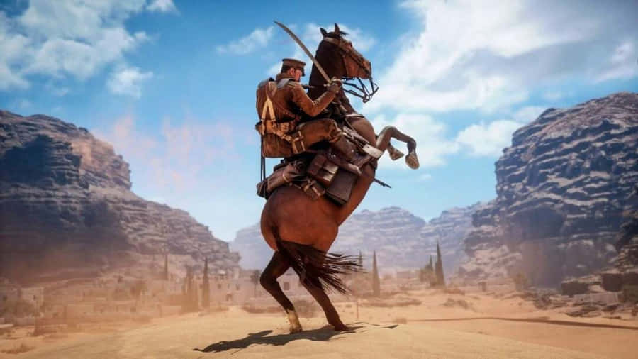 1080p Battlefield 1 Kommandør Townsend Baggrunds Tapet