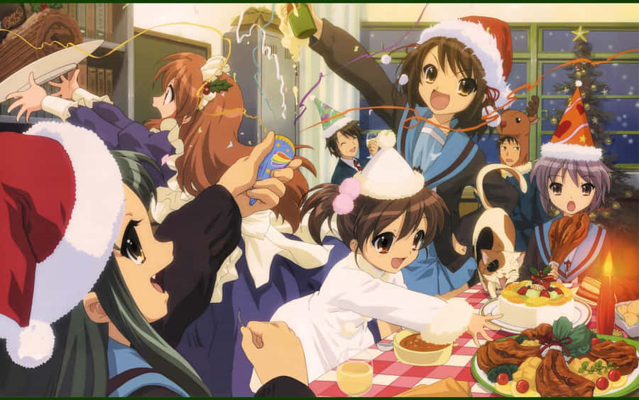 HaruhiSuzumiya 1920 x 1200 bakgrundsbild
