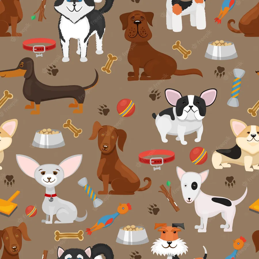 Dogs background