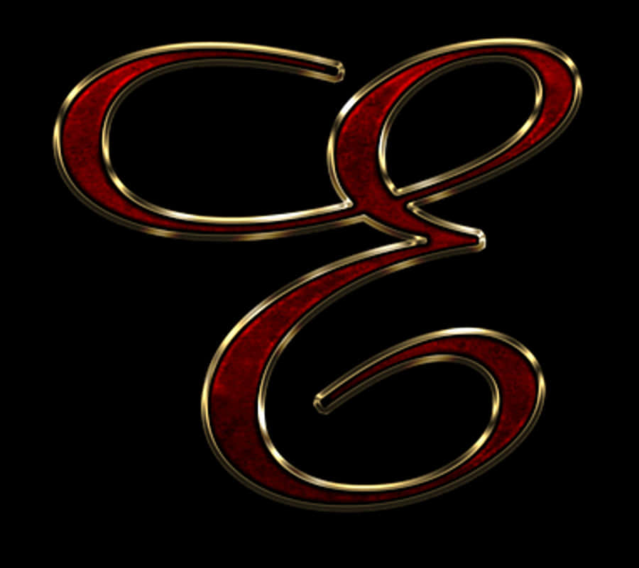 Elegant Redand Gold Letter G