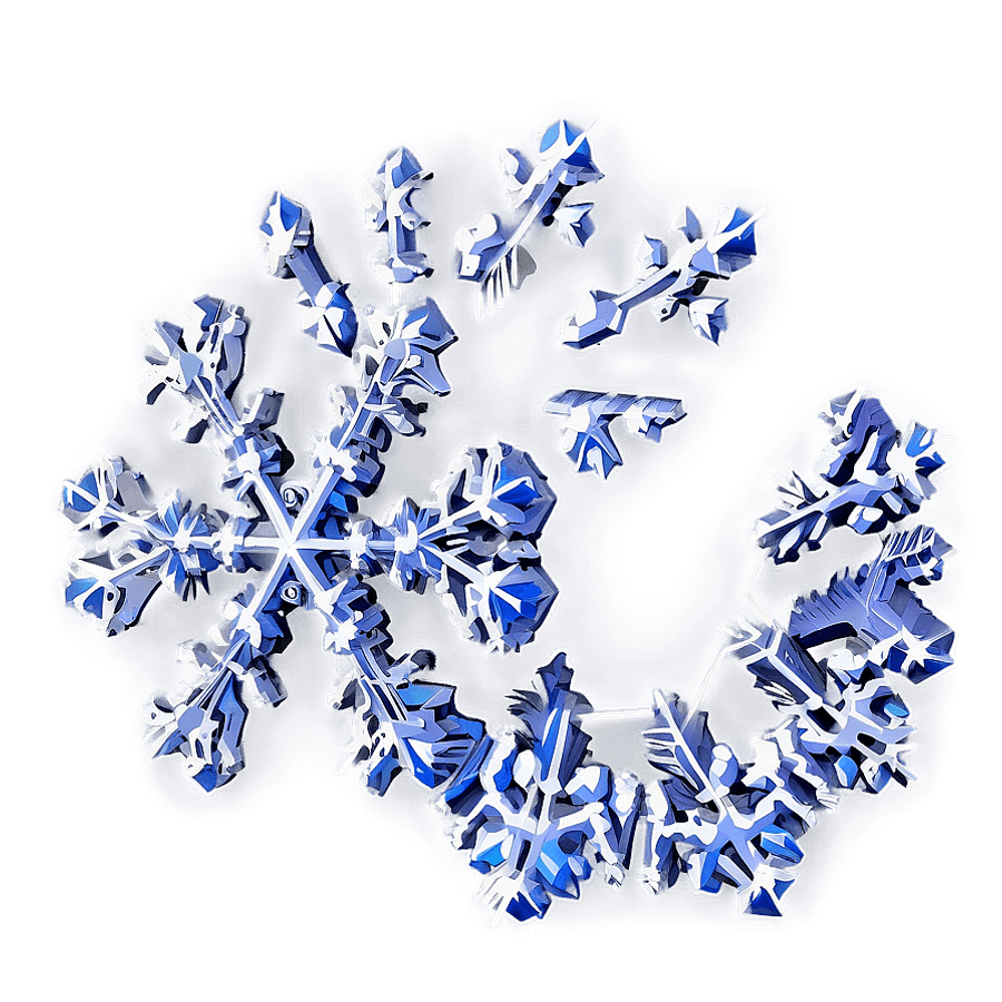 Snowflakes in the Evening PNG rvl