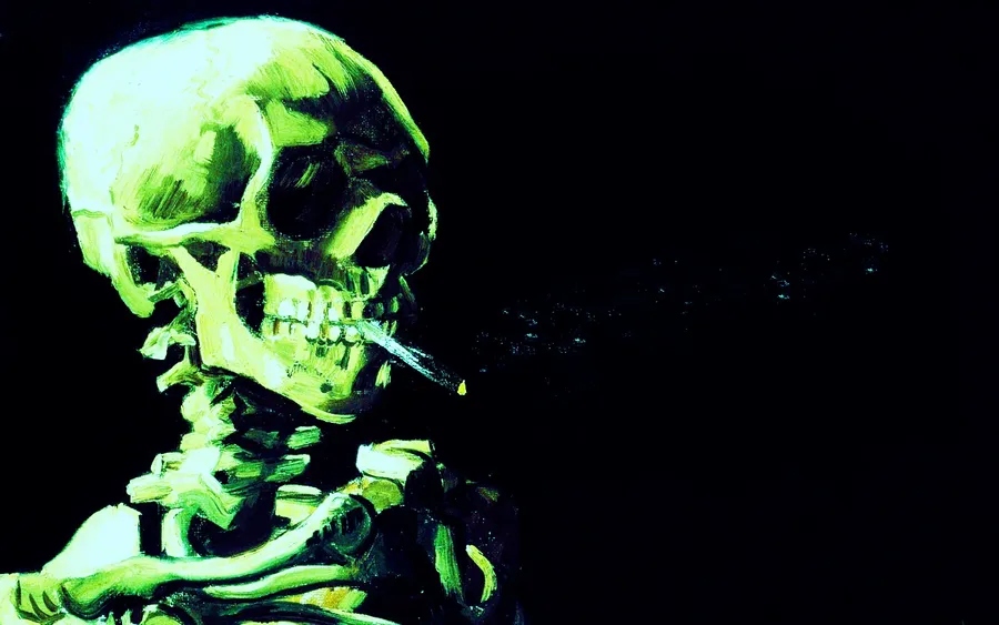 Skeleton background