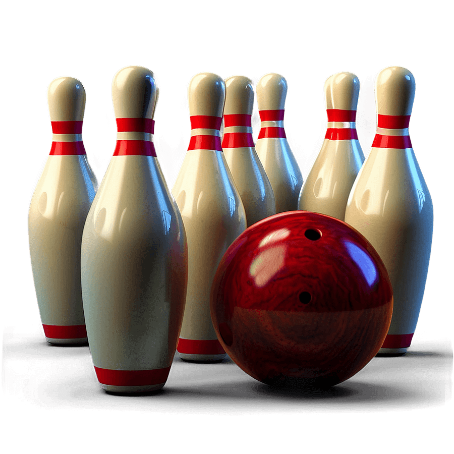 Bowling Pins on Alley PNG 66