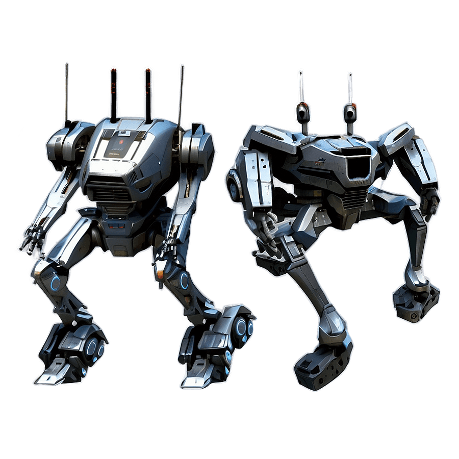 Military Defense Robots PNG whe86