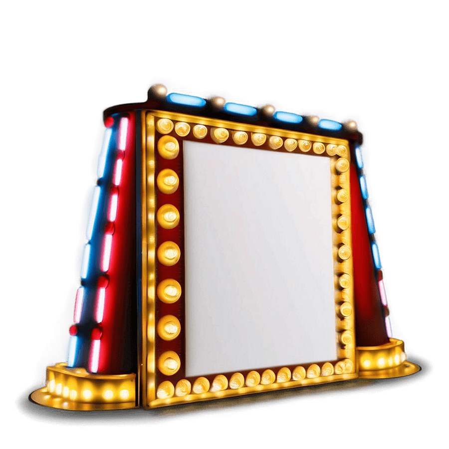 Customizable Blank Marquee PNG rvu