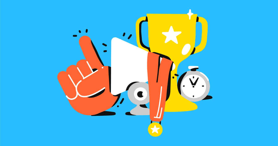 Illustration de concept de motivation au succès