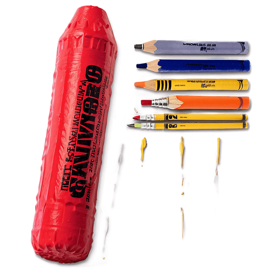 Giant Red Crayon PNG hbj