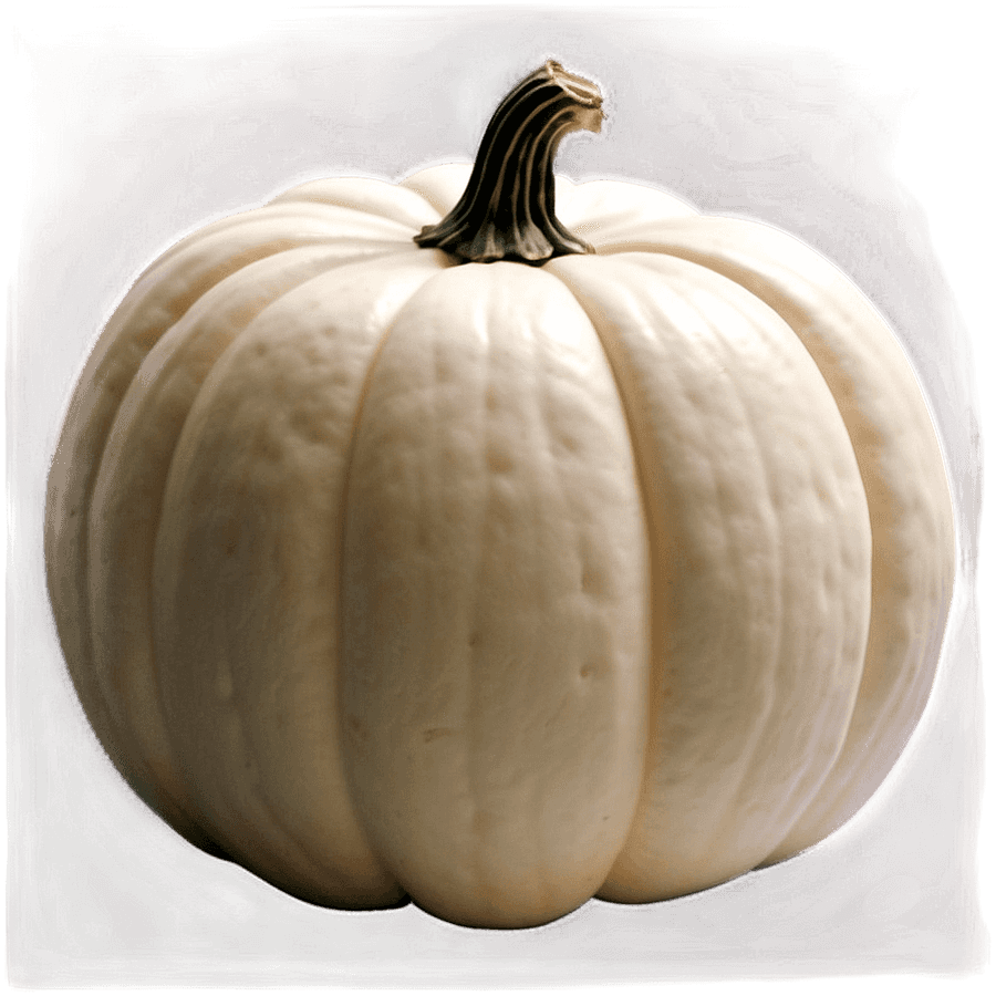 White Pumpkin on Vine PNG 80