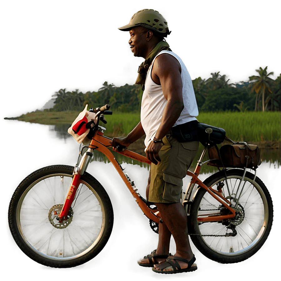 Wildlife Viewing Biking Safari PNG pew