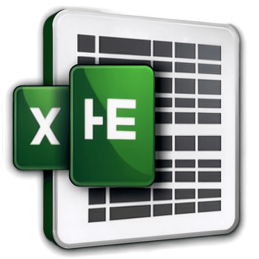 Excel Cloud Icon PNG lcv19