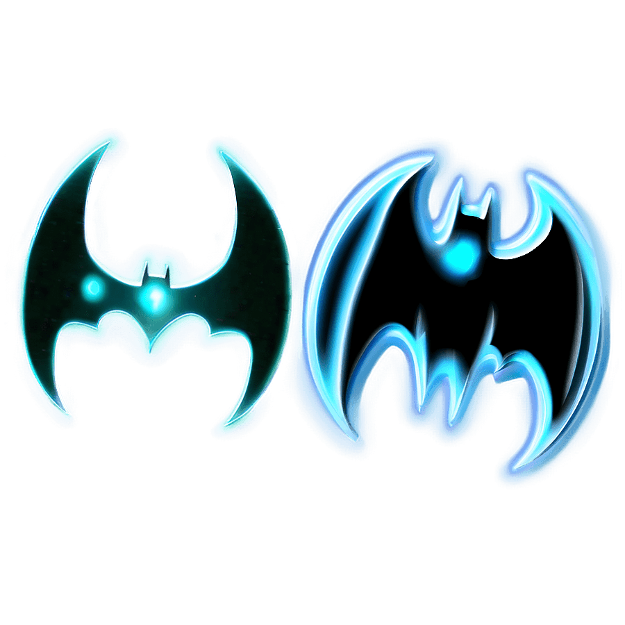 Glowing Batman Emblem PNG 05262024