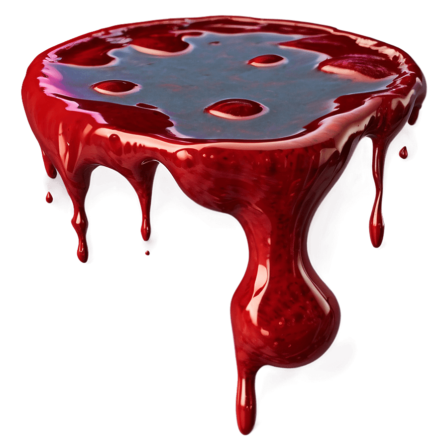 Isolated Blood Puddle PNG eta