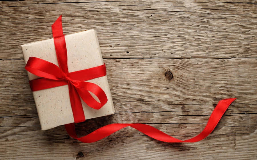rotesGeschenkband Bild