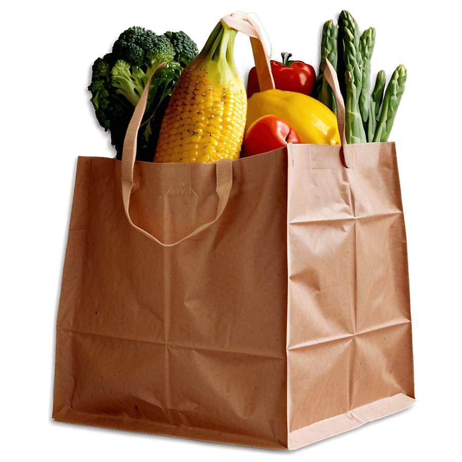 Paper Grocery Bag PNG 98