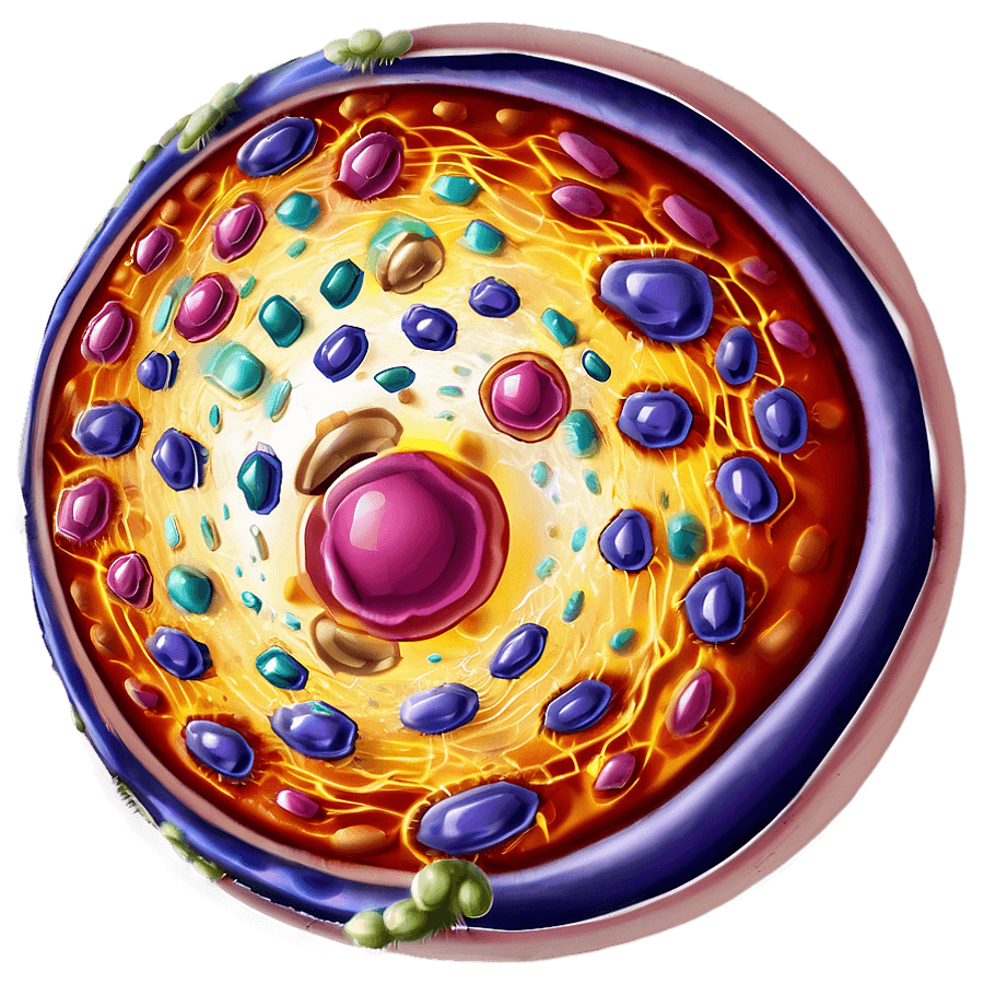 Animal Cell Illustration PNG 05242024