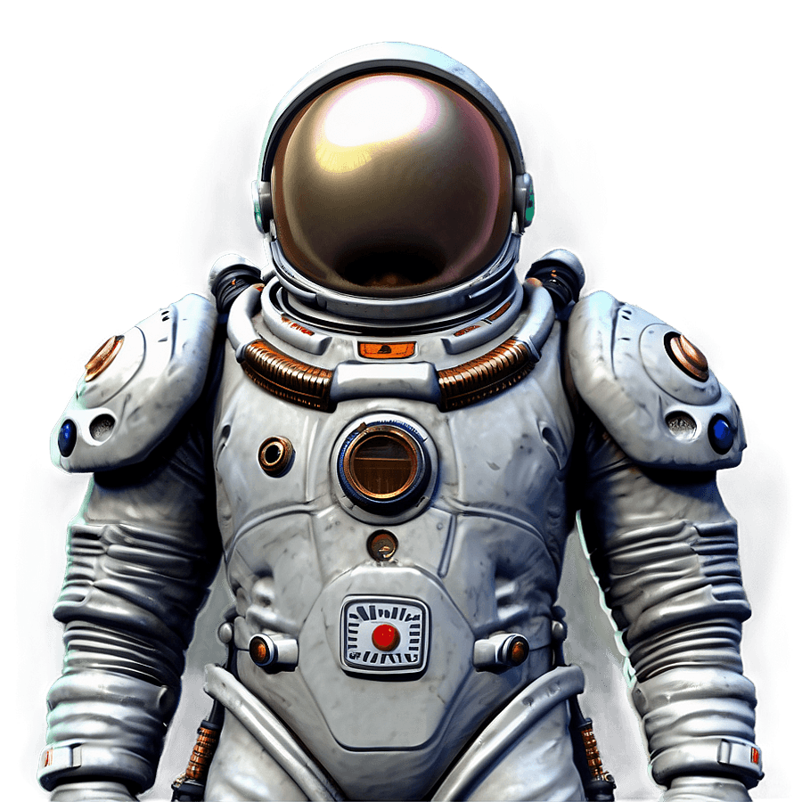 Cartoon Space Suit PNG 06112024