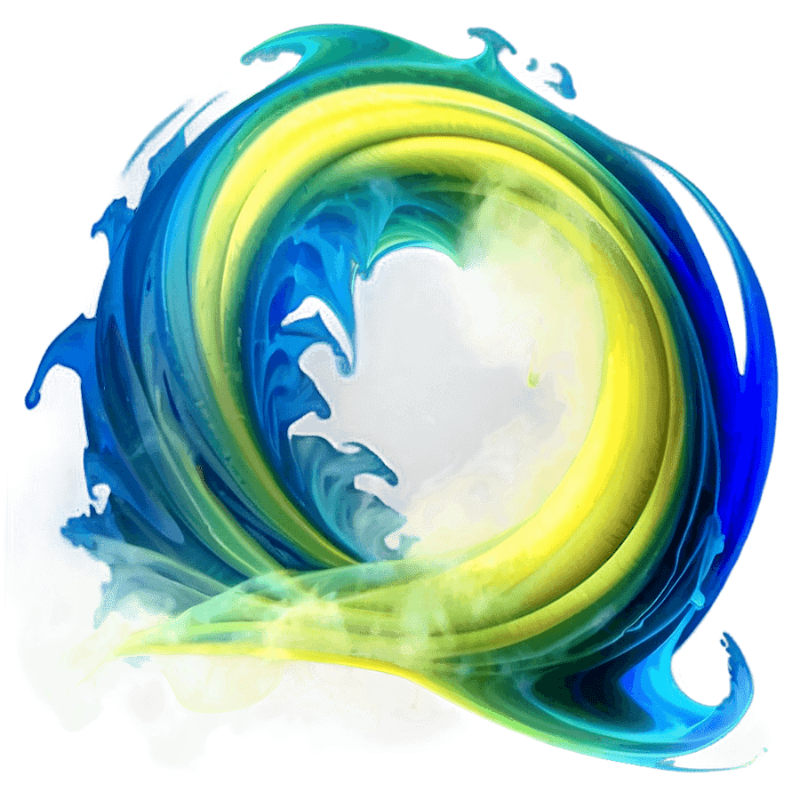 Azure Smoke Swirl PNG pqc84
